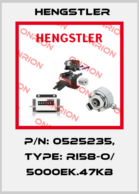 p/n: 0525235, Type: RI58-O/ 5000EK.47KB Hengstler