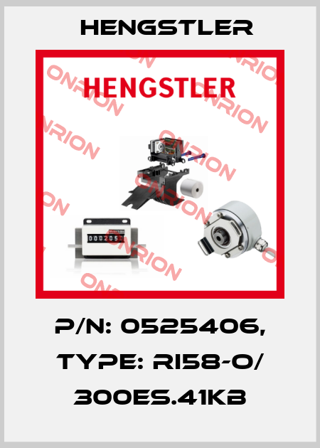 p/n: 0525406, Type: RI58-O/ 300ES.41KB Hengstler