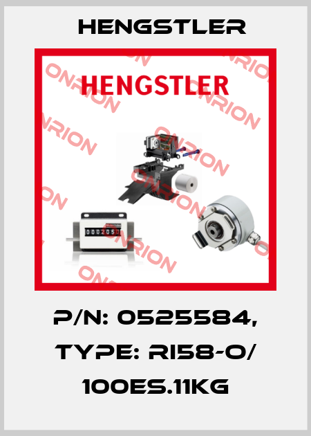 p/n: 0525584, Type: RI58-O/ 100ES.11KG Hengstler