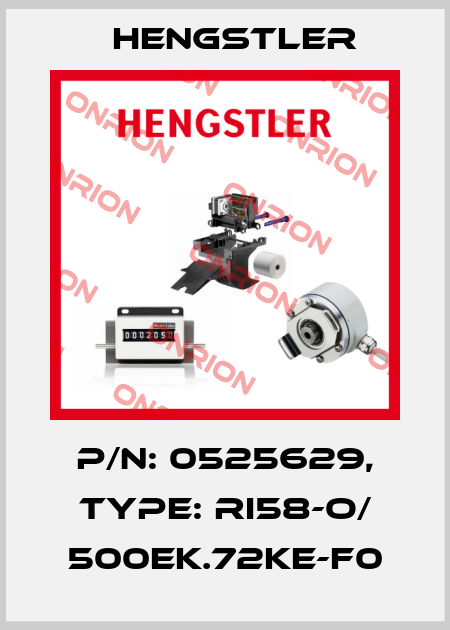 p/n: 0525629, Type: RI58-O/ 500EK.72KE-F0 Hengstler