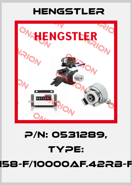 p/n: 0531289, Type: RI58-F/10000AF.42RB-F0 Hengstler