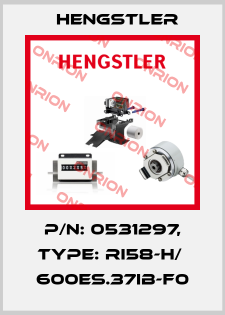 p/n: 0531297, Type: RI58-H/  600ES.37IB-F0 Hengstler