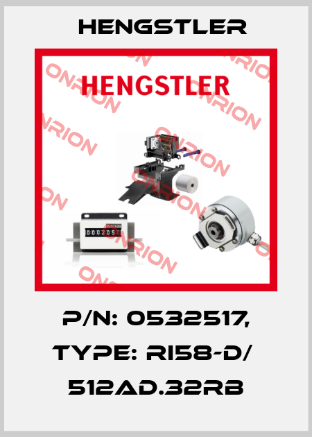 p/n: 0532517, Type: RI58-D/  512AD.32RB Hengstler