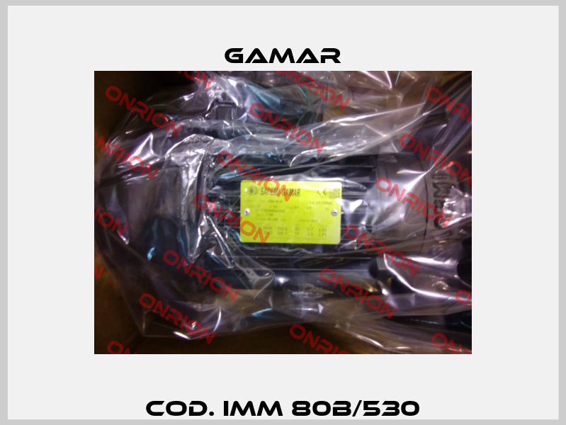 Cod. IMM 80B/530 Gamar