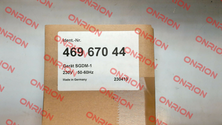 46967044 / SGDM-1 220-240 V Demag