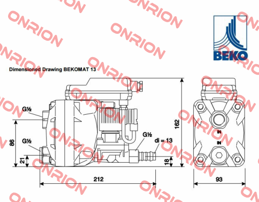 2000021, KA13A10A0  Beko