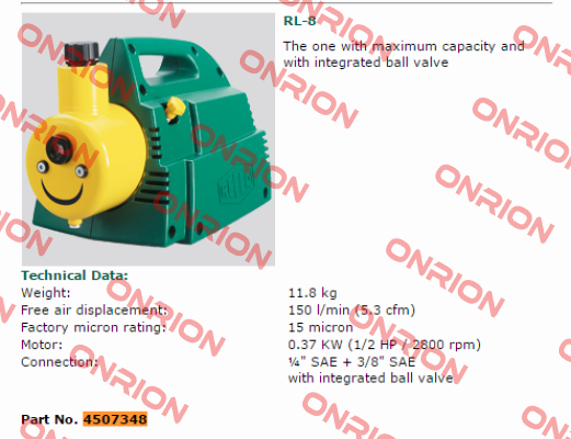 RL-8 , 4507348  Refco