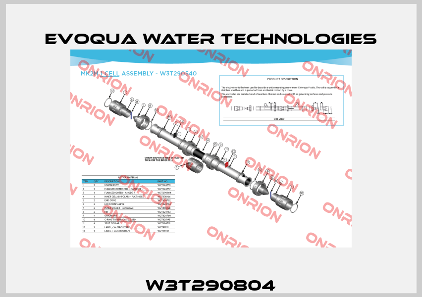 W3T290804 Evoqua Water Technologies