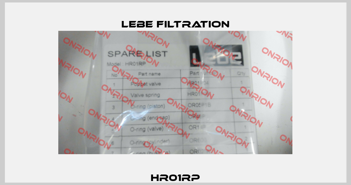 HR01RP Lebe Filtration