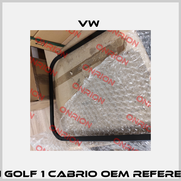 Heckfensterrahmen Golf 1 Cabrio OEM Referenznummer 155871449 VW 