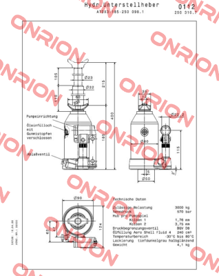 ATDX 3-185 Weber Hydraulik