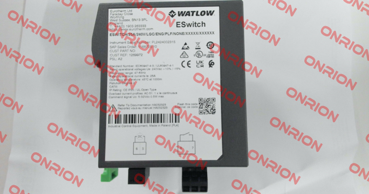 ESWITCH/25A/240V/LGC/ENG/PLF/NONE Eurotherm