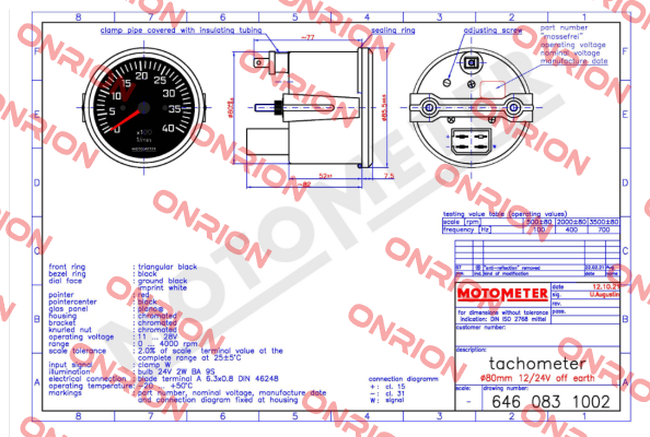 6460831002 Motometer