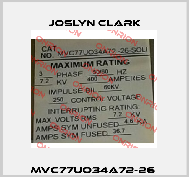 MVC77UO34A72-26  Joslyn Clark