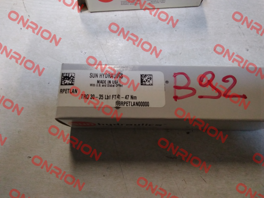 999RPETLAN00000 Sun Hydraulics