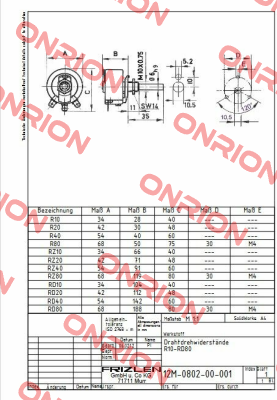 R40-1.0K Frizlen