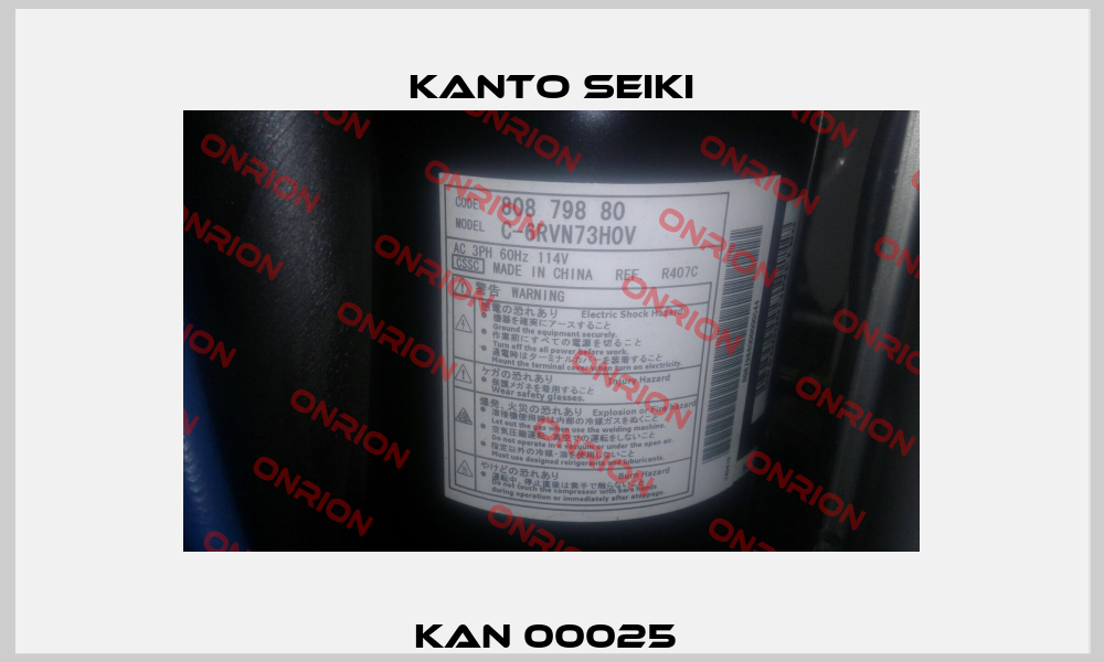 KAN 00025  Kanto Seiki