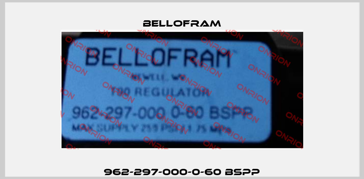 962-297-000-0-60 BSPP Bellofram