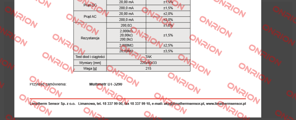 DT-3290 Cem