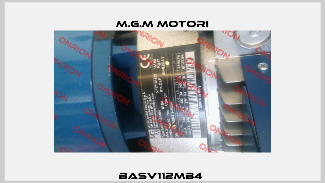 BASV112MB4  M.G.M MOTORI