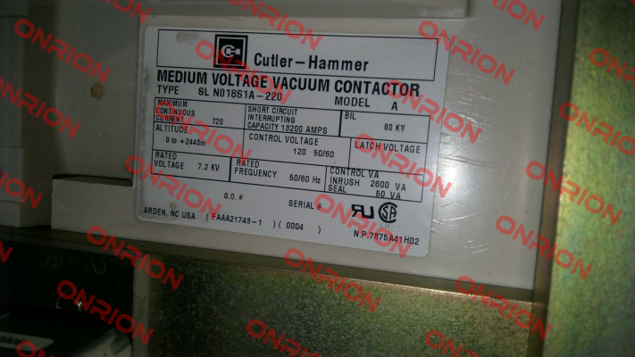 SLN018S1A-220 Cutler Hammer (Eaton)