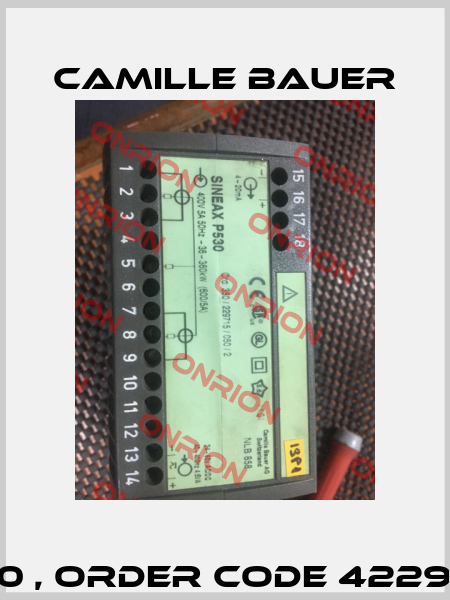 Type P 530 , order code 4229 2231 20E   Camille Bauer
