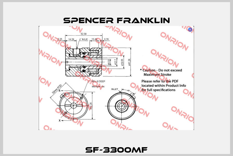 SF-3300MF Spencer Franklin