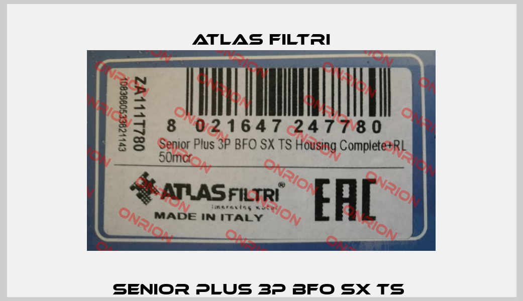 SENIOR PLUS 3P BFO SX TS  Atlas Filtri