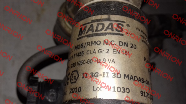 M16/RMO N.C. DN 20 Madas