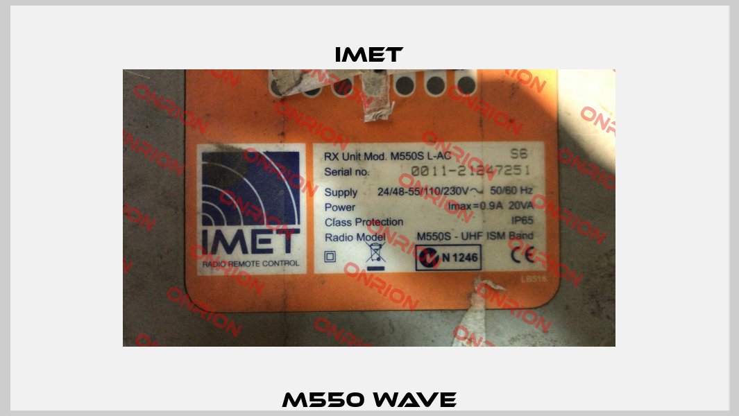 M550 WAVE IMET