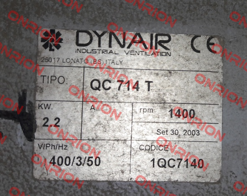 VN-Wall 714 T - 2.2 kW  Dynair