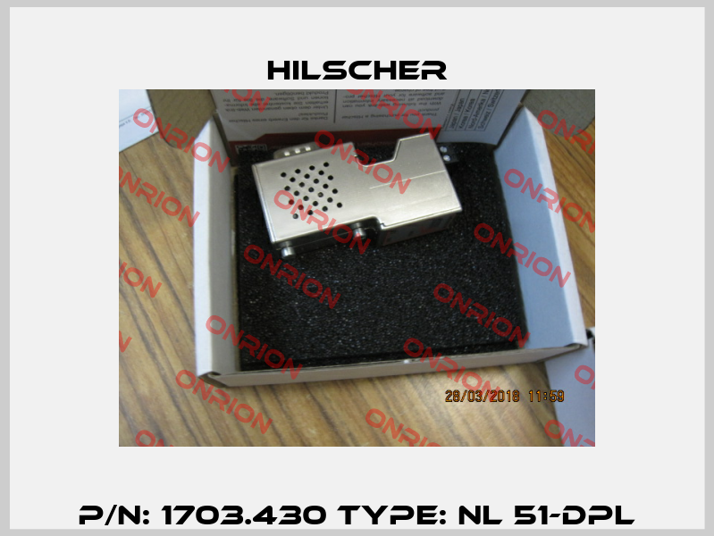 P/N: 1703.430 Type: NL 51-DPL Hilscher