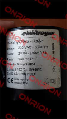 VMR6-Rp2 - 230VAC - 360mbar Elektrogas