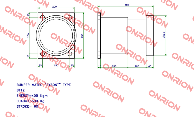 BYSONT  model BT12 Matec