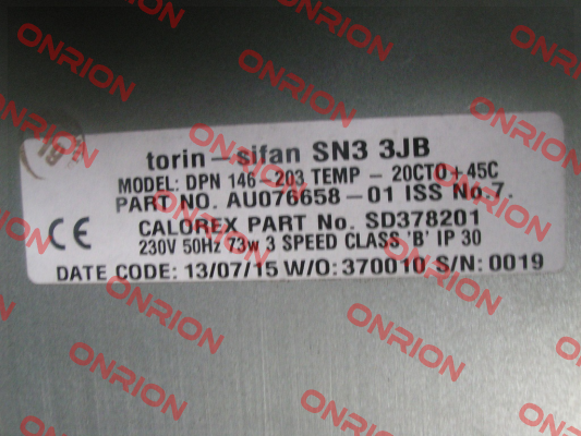 AU076658-01 iSS No. 7  Torin-Sifan