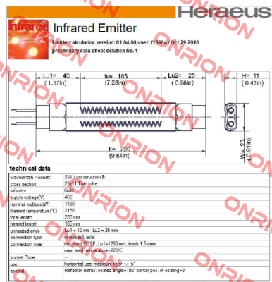 80150586 Heraeus