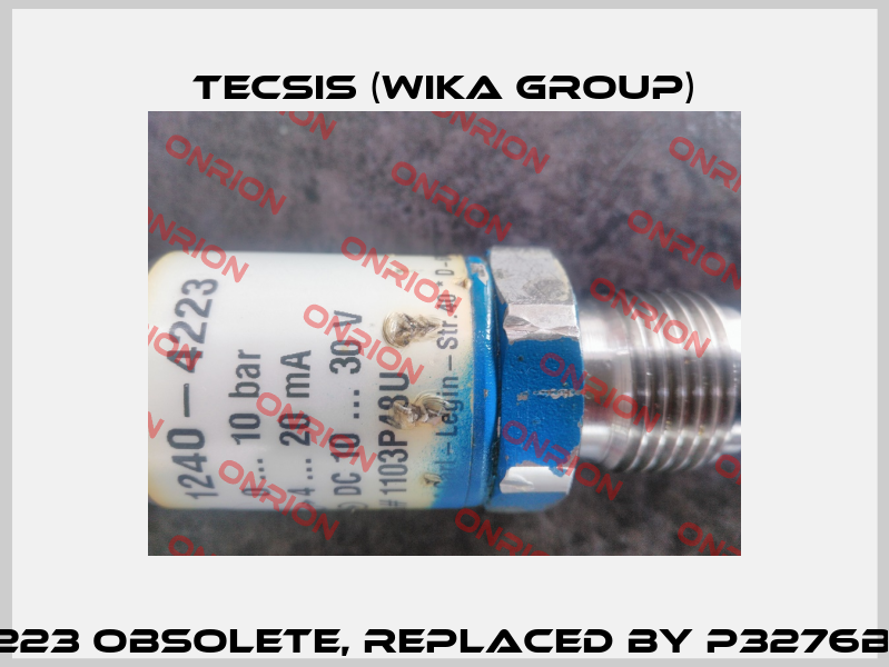 1240-4223 obsolete, replaced by P3276B075001 Tecsis (WIKA Group)