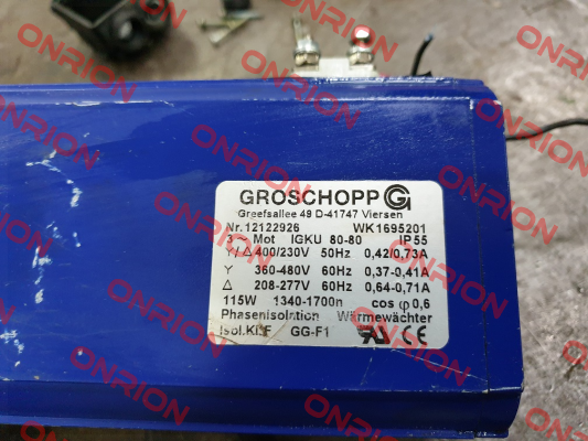 IGKU 80-80 (IP65) Groschopp