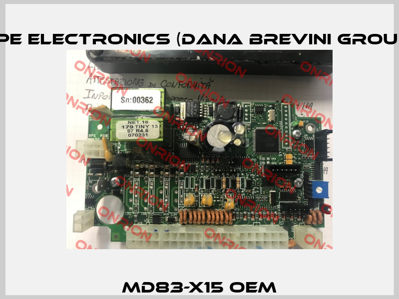 MD83-X15 OEM BPE Electronics (Dana Brevini Group)