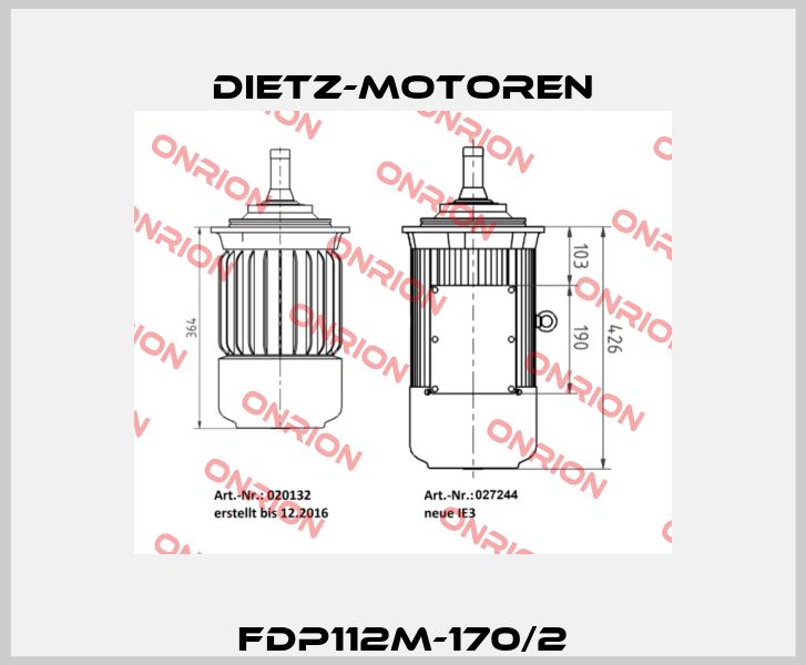 FDP112M-170/2 Dietz-Motoren