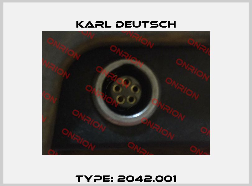 Type: 2042.001 Karl Deutsch