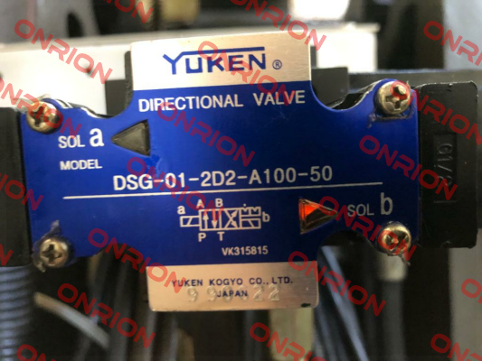 P/N: 260Y-020-03552, Type: DSG-01-2D2-A100 50 Yuken