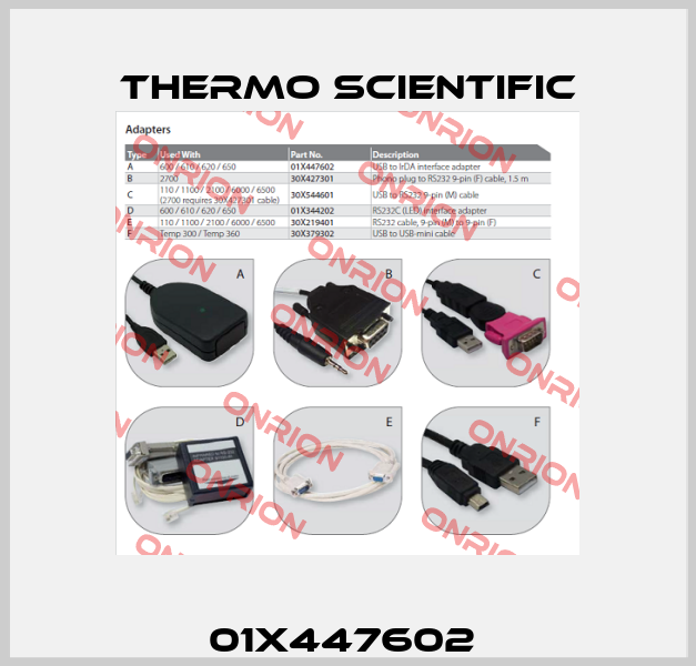 01X447602  Thermo Scientific