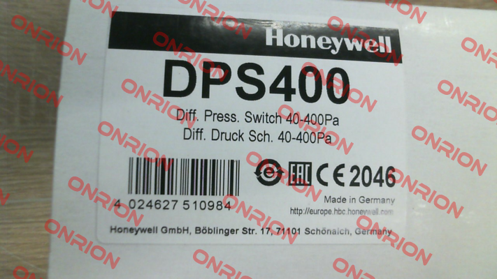 DPS400 Honeywell