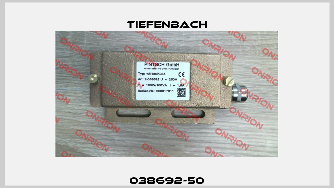 038692-50 Tiefenbach