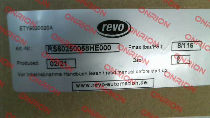 RS60250058HE000 Revo