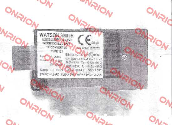 I22 OEM no replacement  Watson Smith