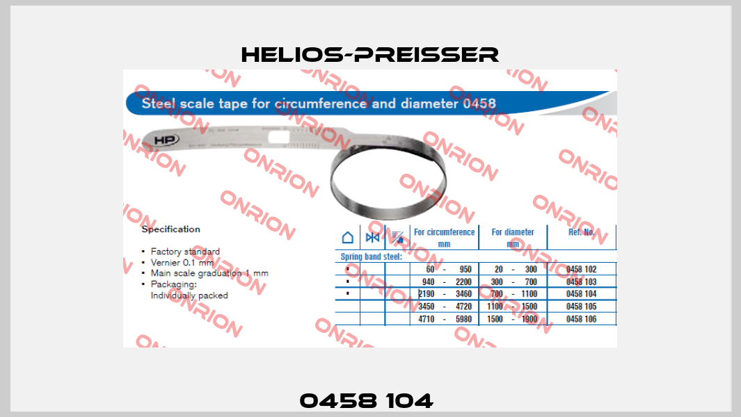 0458 104  Helios-Preisser