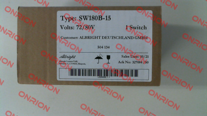 SW180B-15 72-80V INT Albright