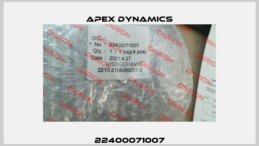 22400071007 Apex Dynamics